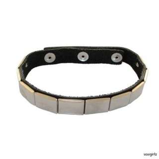 ARM BAND   BLACK LEATHER   CLASSIC  D  RING   ARMBAND  