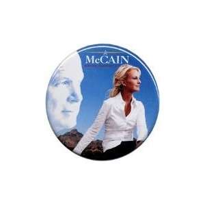  Cindy McCain, wife of John, 2 1/2 gorgeous button 