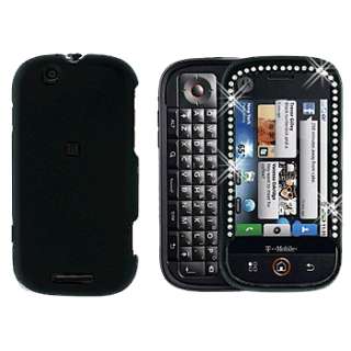   Motorola MB200 CLIQ Phone Black Txt Stone Accessory Hard Case Cover