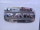 Chrome Ram Long Horn 1500 Emblem 68083799AA OEM Mopar New Laramie 