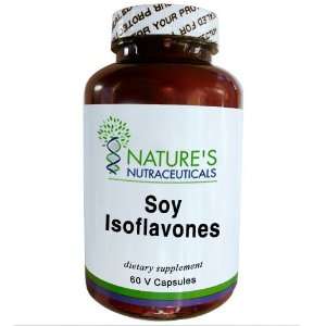 Natures Nutraceuticals Soy Isoflavones Vegetarian Capsules, 60 Count 