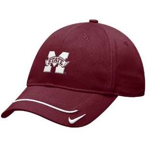   State Bulldogs Maroon Turnstyle Adjustable Hat