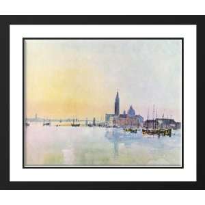 Turner, Joseph Mallord William 34x28 Framed and Double Matted Venice 