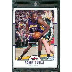  2006 07 Fleer # 89 Ronny Turiaf Los Angeles Lakers 