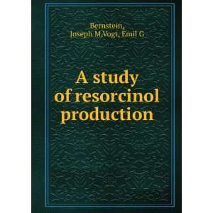   production Joseph M,Vogt, Emil G Bernstein  Books