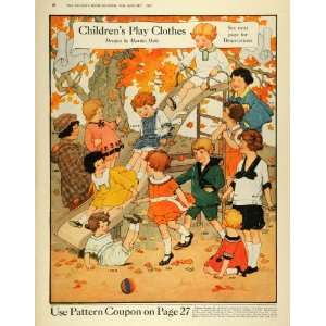  1923 Print Children Play Clothes Martha Hale Clothing 