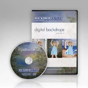  Digital Backdrops Cd By Backdrop Outlet Volume 2 Mac 