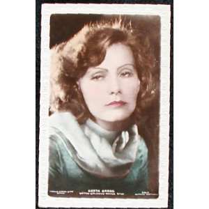 Vintage Postcard of Greta Garbo Circa 1920s