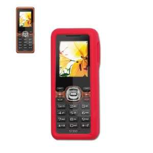   Silicone Protector Case Kyocera Domino S1310   Red