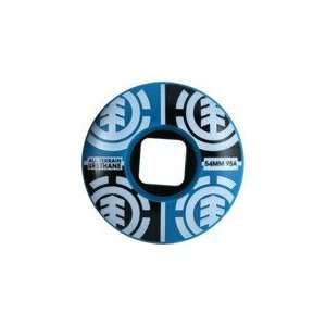 Element Quadrant Core Blue / Black Skateboard Wheels   54mm 95a (Set 