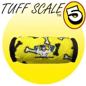  Tuffys Yellow Jr Tuff Log Puppy Dog Play Time Plush Toy 