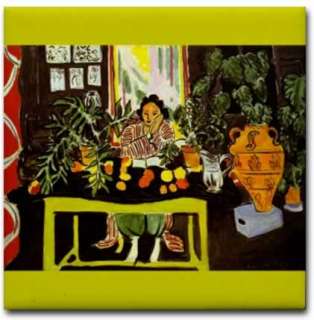 Henri Matisse Reproduction Painting   Interior with Etruscan Vase