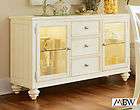   White Furniture Collection Bookcase Media TV Stand Sideboard Table