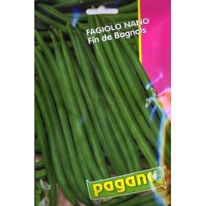   Pagano 3449 Bean Bush Fin De Bagnols Seed Packet Patio, Lawn & Garden