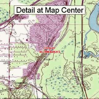  USGS Topographic Quadrangle Map   Cloquet, Minnesota 