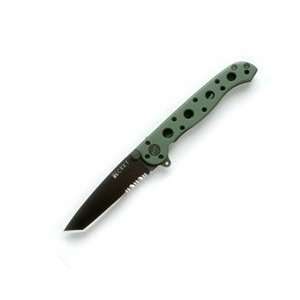  CRKT M16 10KE Green Handle Black Tanto Knife Sports 