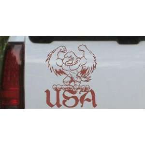 USA Muscle Bald Eagle Military Car Window Wall Laptop Decal Sticker 