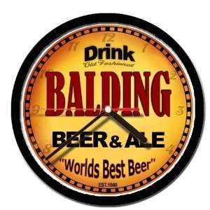  BALDING beer and ale wall clock 