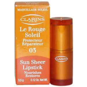   Le Rouge Sun Sheer Lipstick SPF 15, No. 03 St. Tropez Sand, 0.12 Ounce