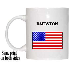  US Flag   Ballston, New York (NY) Mug 