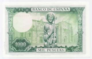 SPAIN * 1000 Pesetas 19/11/1965 UNC *P151 RARE IN UNCIRCULATED 