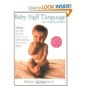  Baby Sign Language [Paperback] Karyn Warburton Books