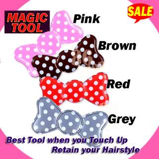   touch up retain your hairstyle we have 4 colors red pink brown grey