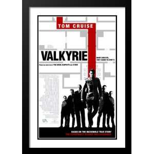  Valkyrie Framed and Double Matted 32x45 Movie Poster Tom 