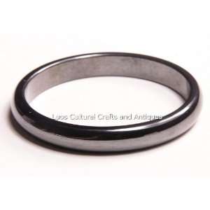    Black Pearl Hematite Bangle   HB012