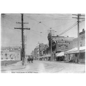    Looking up 28th Street,Newport News,VA,street,c1906