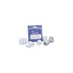  Chair Tips 1 White Poly 4/cd