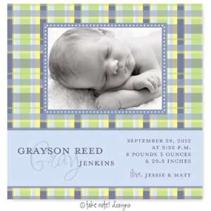   Photo Birth Announcements   Grayson Reed