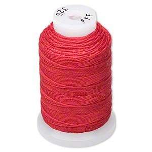  Simply Silk Beading Thick Thread Cord Size FFF Red 0.016 