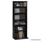 New DVD CD Media Storage Tower Bookcase Shelf Organizer, Black  FREE 
