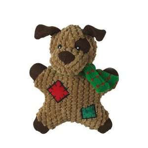 Grriggles Polycotton Fabric Dog Gingerbread Squeaky Toy, Dog, 7 Inch