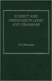   and Grammar, (0754637875), P. F. Strawson, Textbooks   