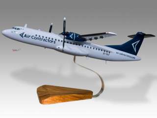ATR 72 200 Air Contractors Desktop Wood Airplane Model  
