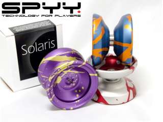 Spyy SOLARIS Pro Series YoYo Purple/Yellow *New*  