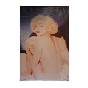  Madonna Poster Bare Back 1990 Tour 