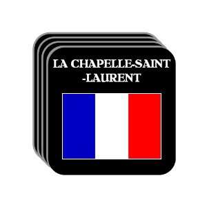 France   LA CHAPELLE SAINT LAURENT Set of 4 Mini Mousepad Coasters