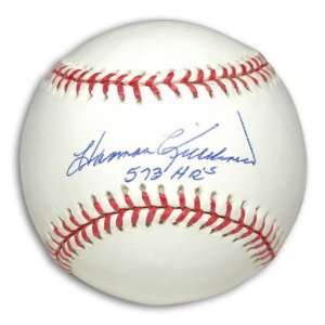  Harmon Killebrew Autographed Baseball with 573 HRs 