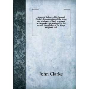   second . translation of Dr. Kings Origin of Evil John Clarke Books