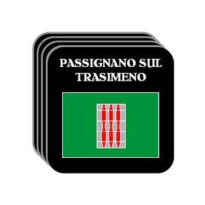   , Umbria   PASSIGNANO SUL TRASIMENO Set of 4 Mini Mousepad Coasters
