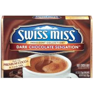 Swiss Miss Indulgent Collection Dark Chocolate Sensation 8   1 oz 