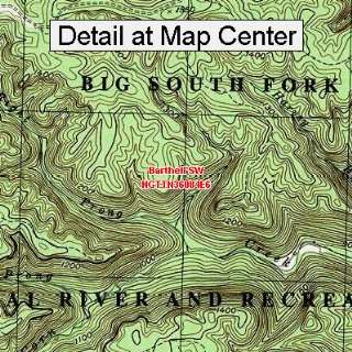  USGS Topographic Quadrangle Map   Barthell SW, Tennessee 