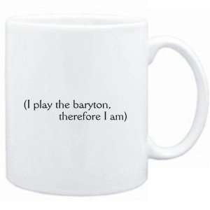  Mug White  i play the Baryton, therefore I am 