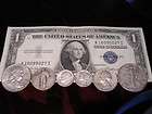 90% SILVER US COINS and a Piece of US CURRENCY L@@K