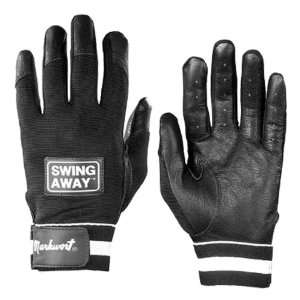  Markwort Swing Away Baseball Batting Gloves PR BLACK L 