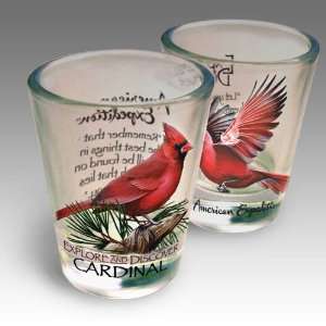  Northern Cardinal Shot Glass Set