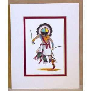  Wupamo Hopi Kachina Matted Print